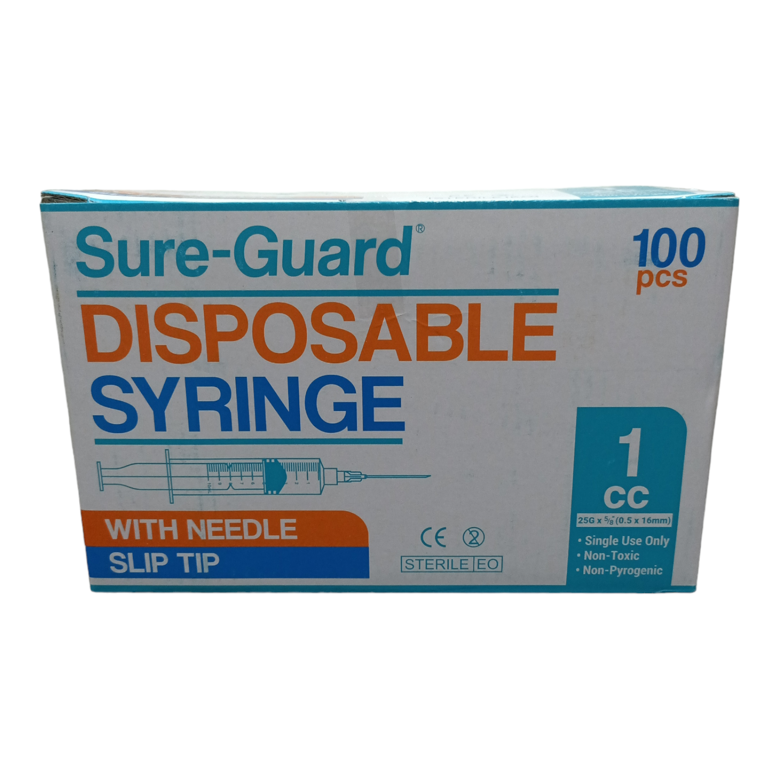 1cc Disposable Syringe 25G x 5/8"