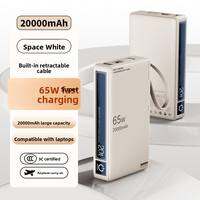 Remax | Certified Safe Portable Charger with Built-in Cable for Laptop Fast Charging Airline Approved