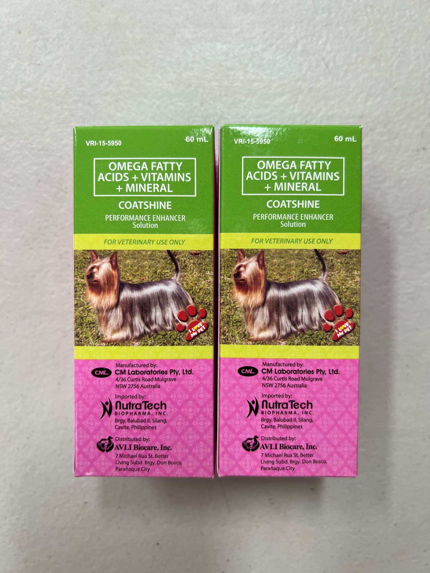 [2 Bottles] Coatshine Syrup for Dogs and Cats TWO 2 BOTTLES BUNDLE Oral
