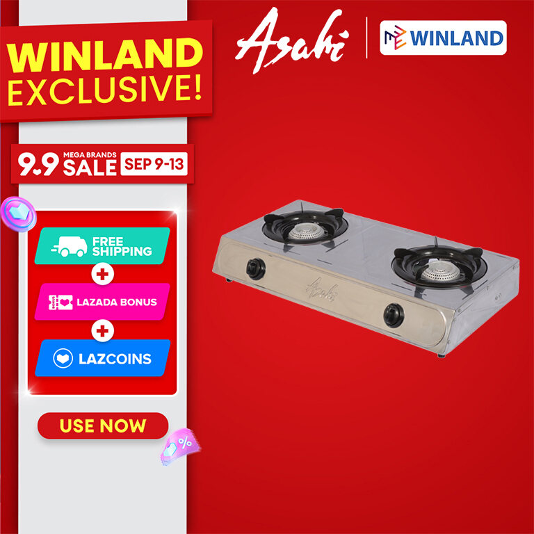 Asahi by Winland Double Gas Burner Stove GS-447