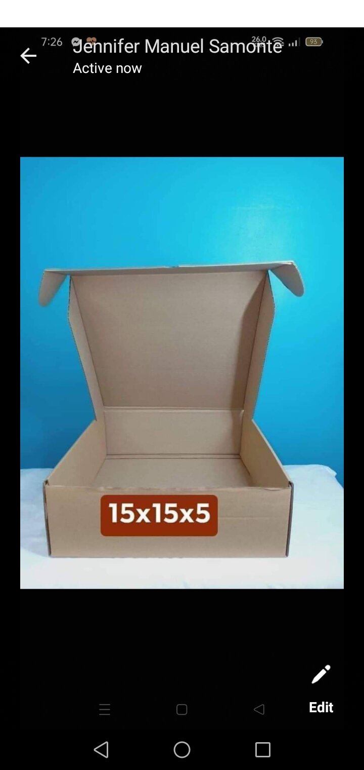 mailer box 15 x 15 x 5 cm Lazada PH
