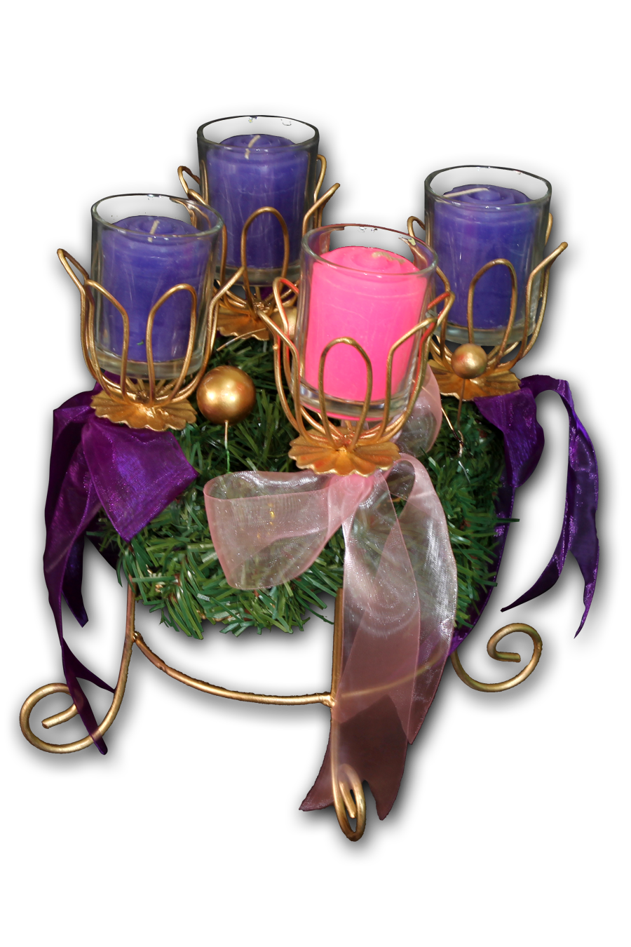Christmas Advent Wreath with Cute Candles Lazada PH