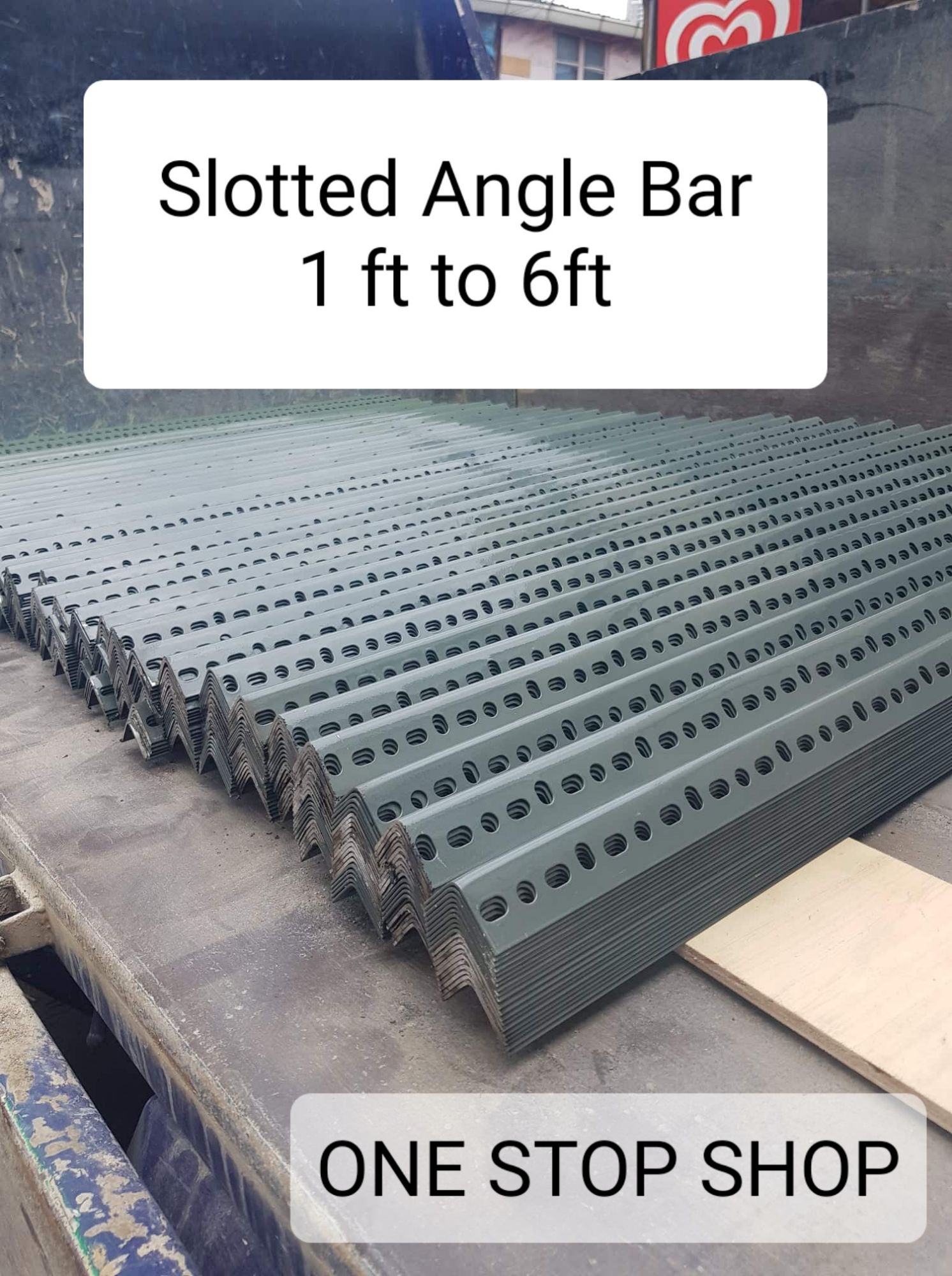 Slotted Angle Bar 1 to 6 feet