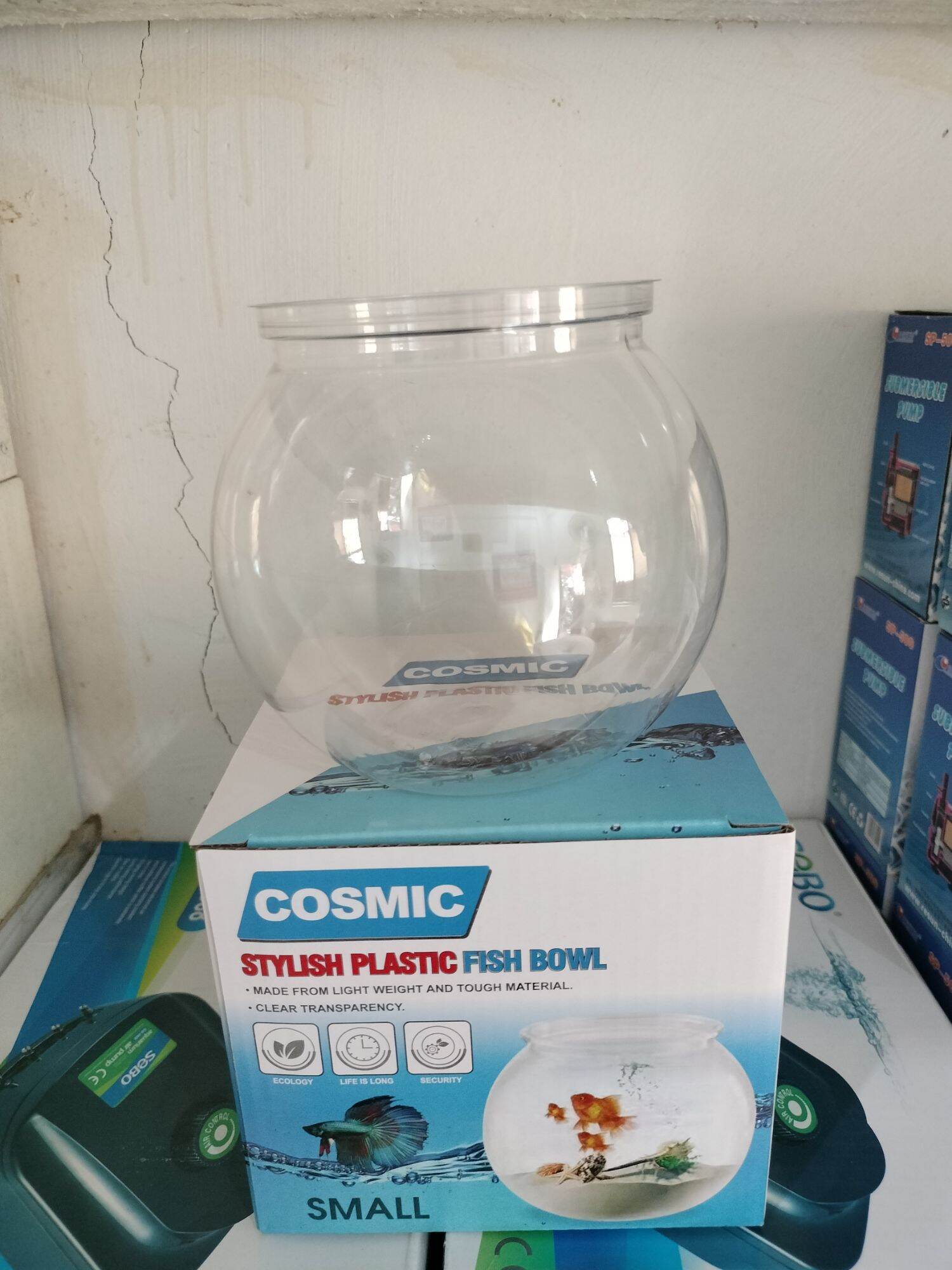 Stylish Plastic Fish Bowl Small Lazada PH