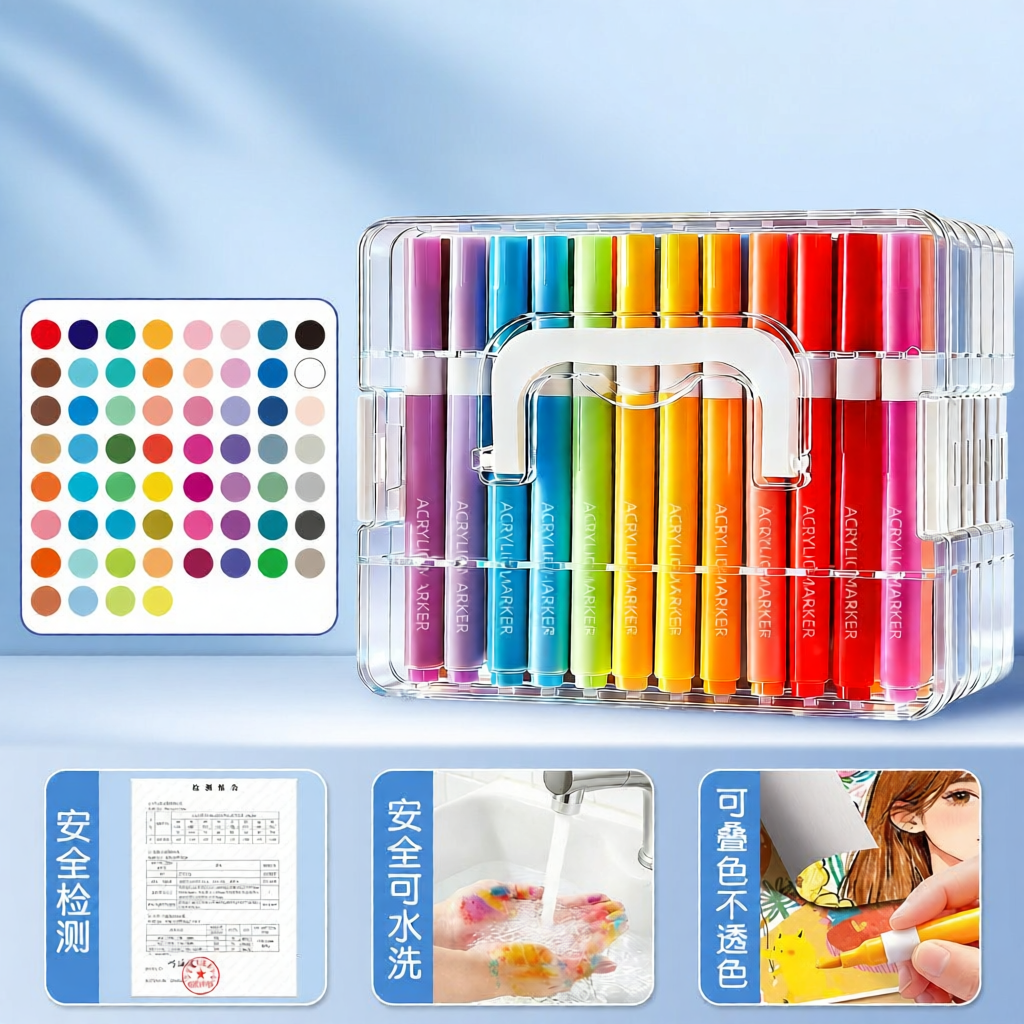 XUEDELE | Non-Bleeding Blendable Art Markers for Kids