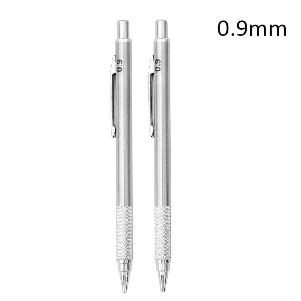 Full Metal Mechanical Pencil Set 0.3mm 0.5mm 0.7mm 0.9mm 1.3mm 2.0mm HB Automatic Pencil For Art Drawing Writing Sketchin Pencil