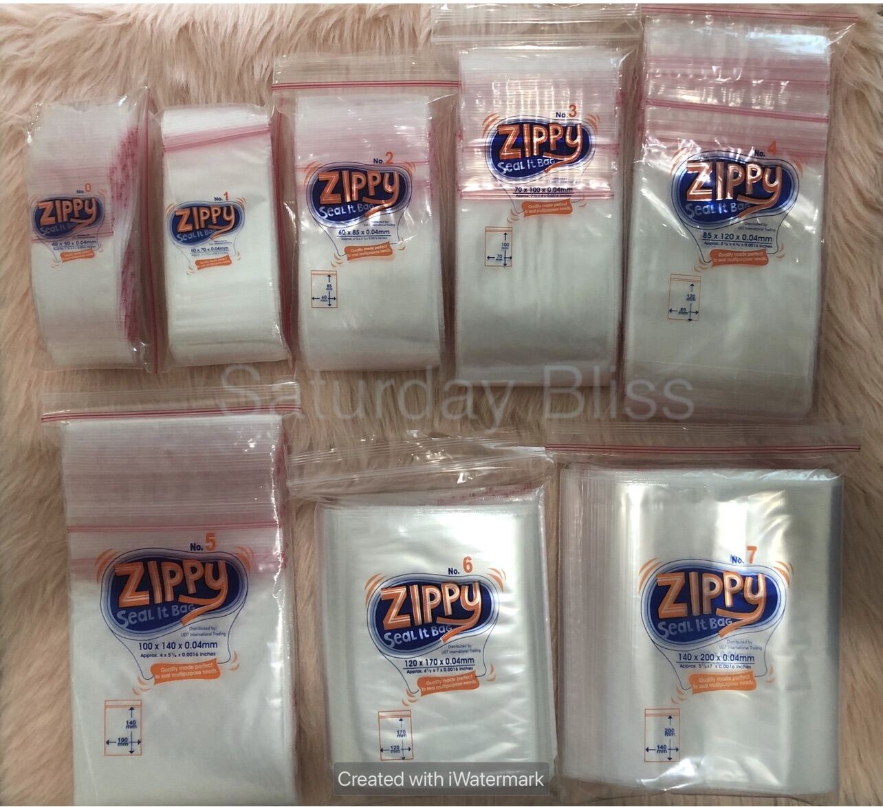 Writable Mini Zip lock Bags Plastic Packaging Small Plastic Zipper