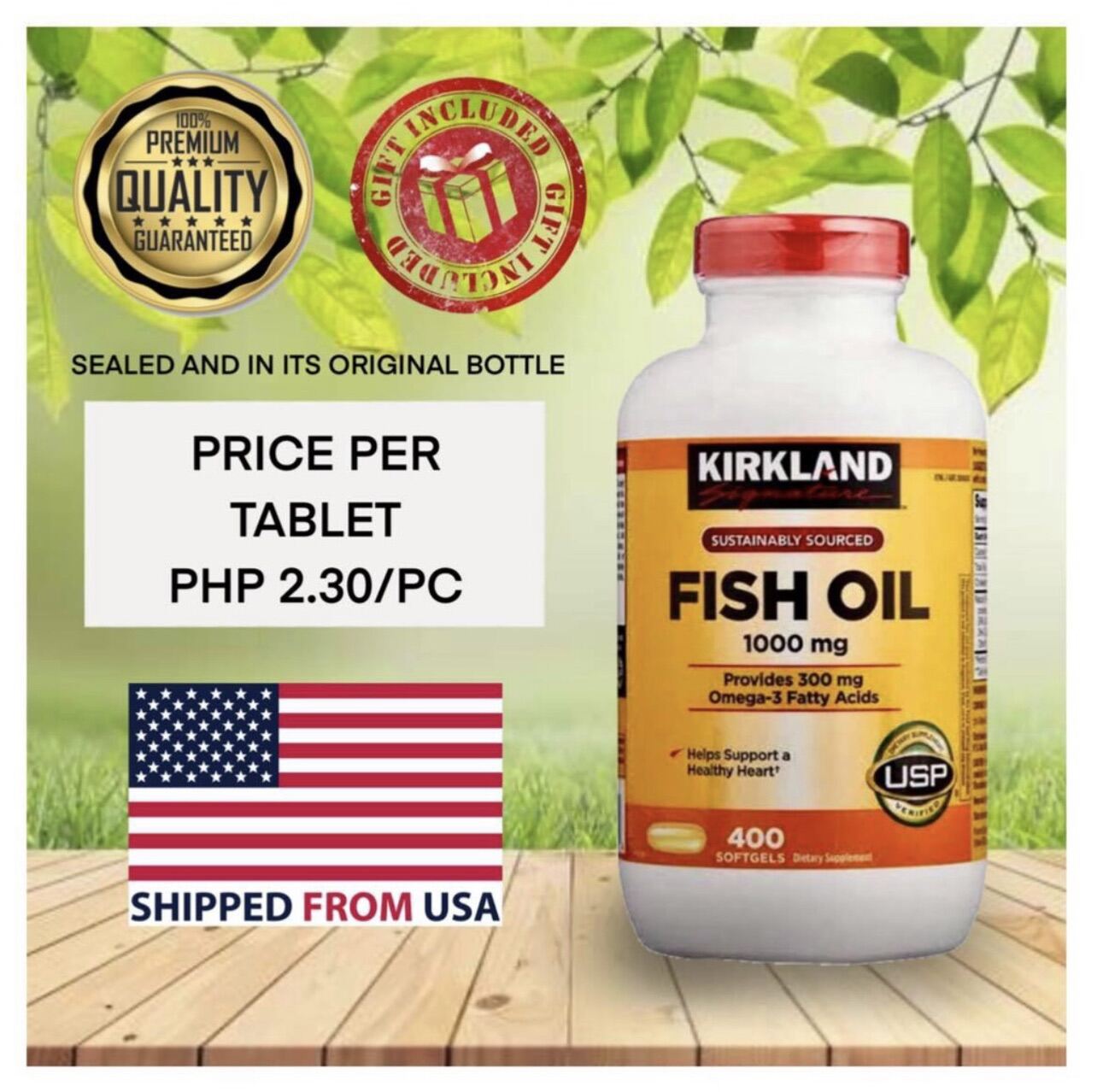 Kirkland Fish Oil 1000mg Lazada PH