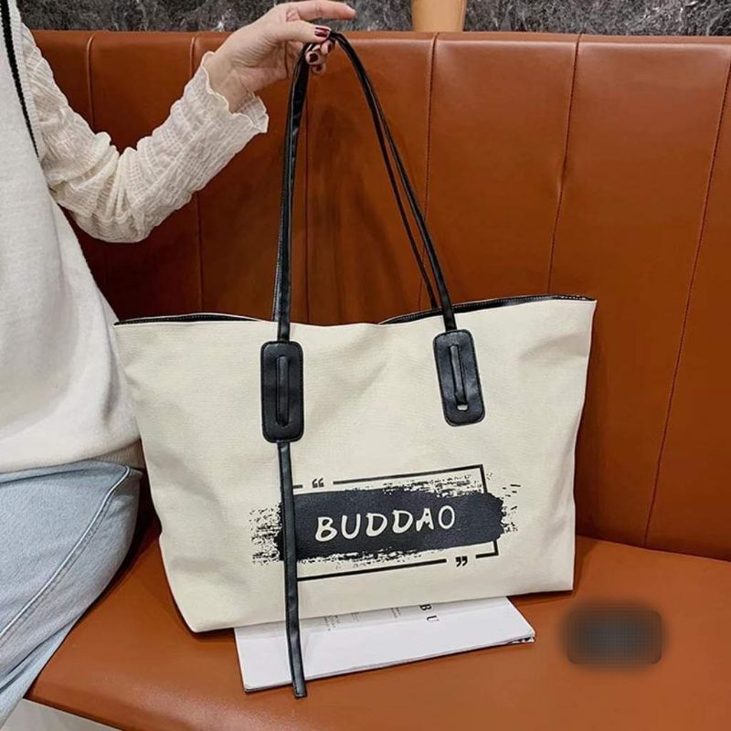 Bambi Canvas Cotton Zipper Tote Bag  Adorable & Versatile Design – Soulla