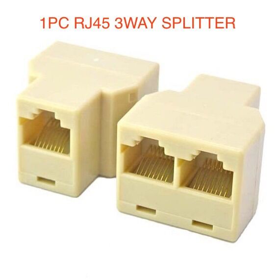 3 WAY RJ45 SPLITTER LAN ADAPTER 1PC