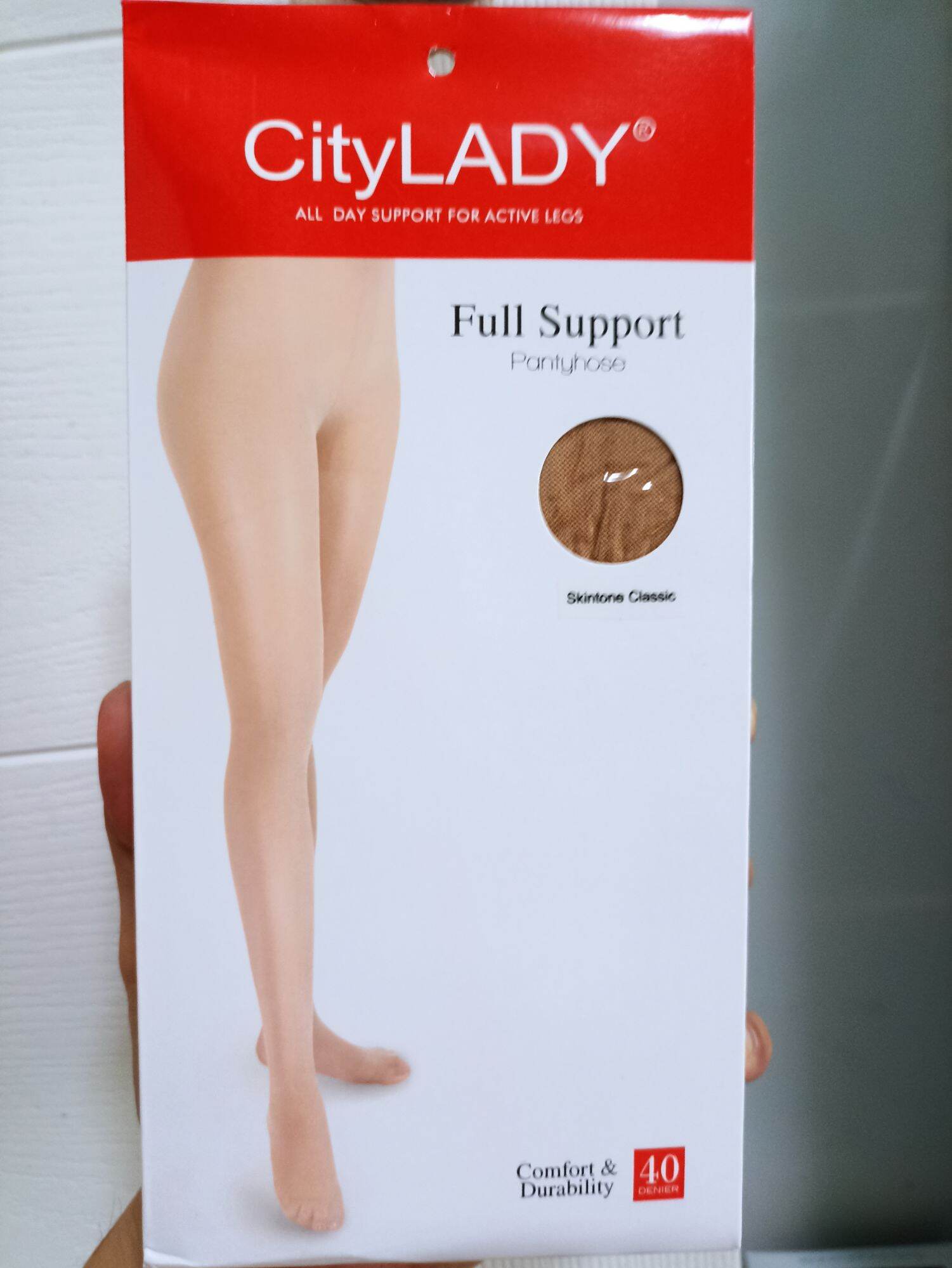 CityLADY original Full support Pantyhose stocking Skintonne Beige