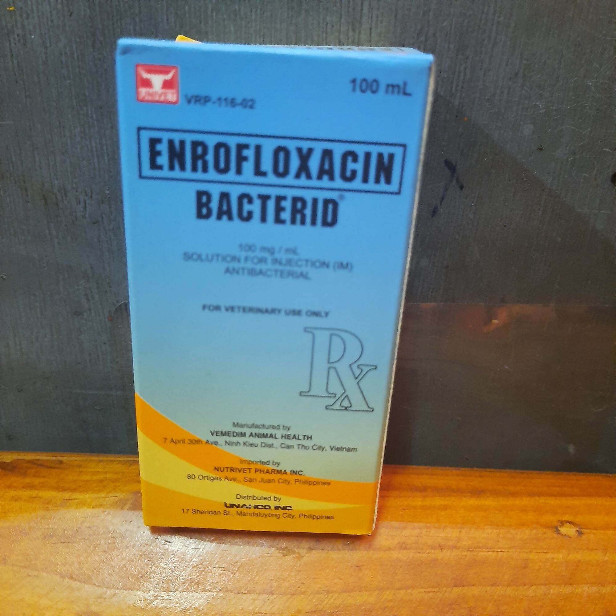 Bacterid (Enrofloxacin) 100ml | Lazada PH