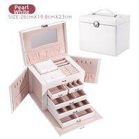 CASEGRACE | Multi-layer Anti-oxidation Jewelry Box with Lock High Capacity