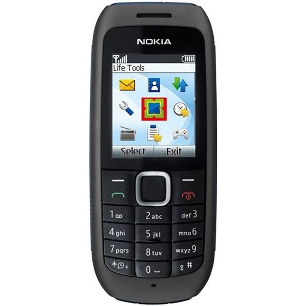 Nokia / Nokia 1616 2010 Spare Phone 1.8-inch 800mAh LED Flashlight GSM 900/1800 FM Radio 1SIM Nokia Cheap Senior Phone Unlock Used