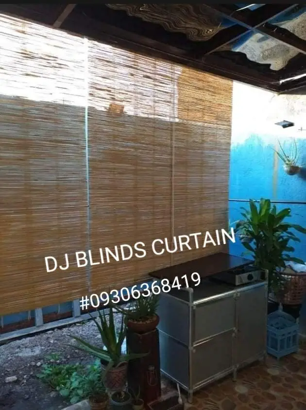 NATIVE BURI BLINDS CURTAIN 5FT X 5FT ( PROTECTION FOR RAIN AND SHINE )