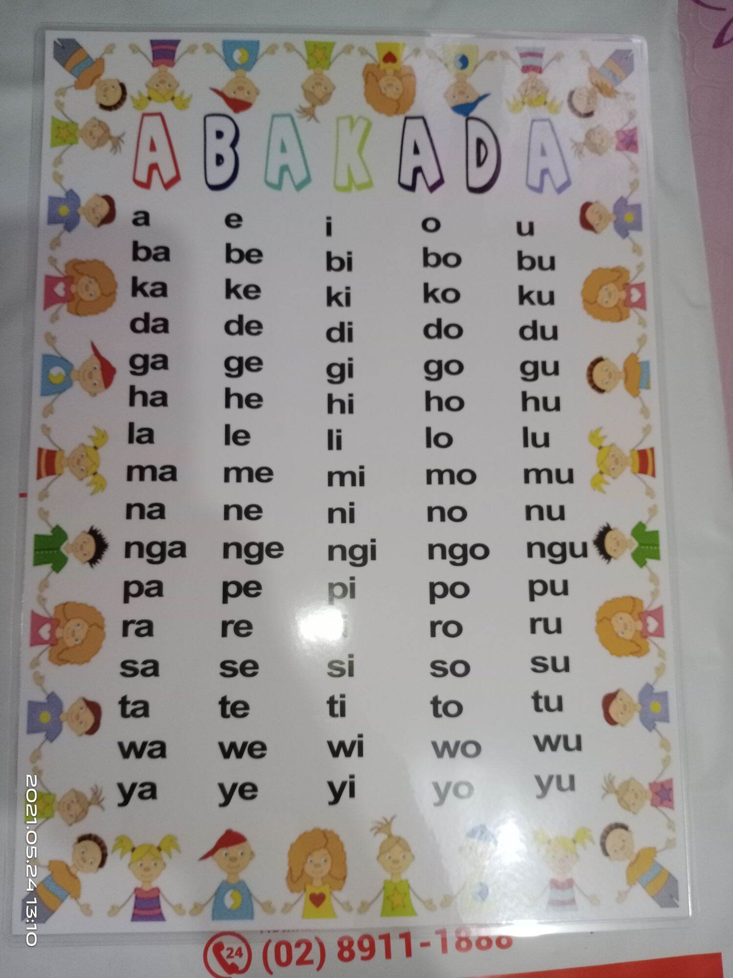 ABAKADA kids learning materials laminated | Lazada PH