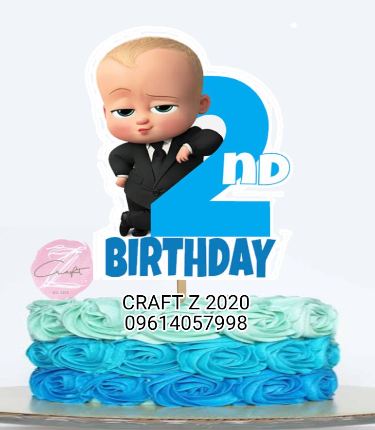 Deals on Boss Baby Cake Topper Boss Baby Happy Birthday Cake Topper  Birthday Party Baby Shower Cake Decorative Supplies Boy | Compare Prices &  Shop Online | PriceCheck