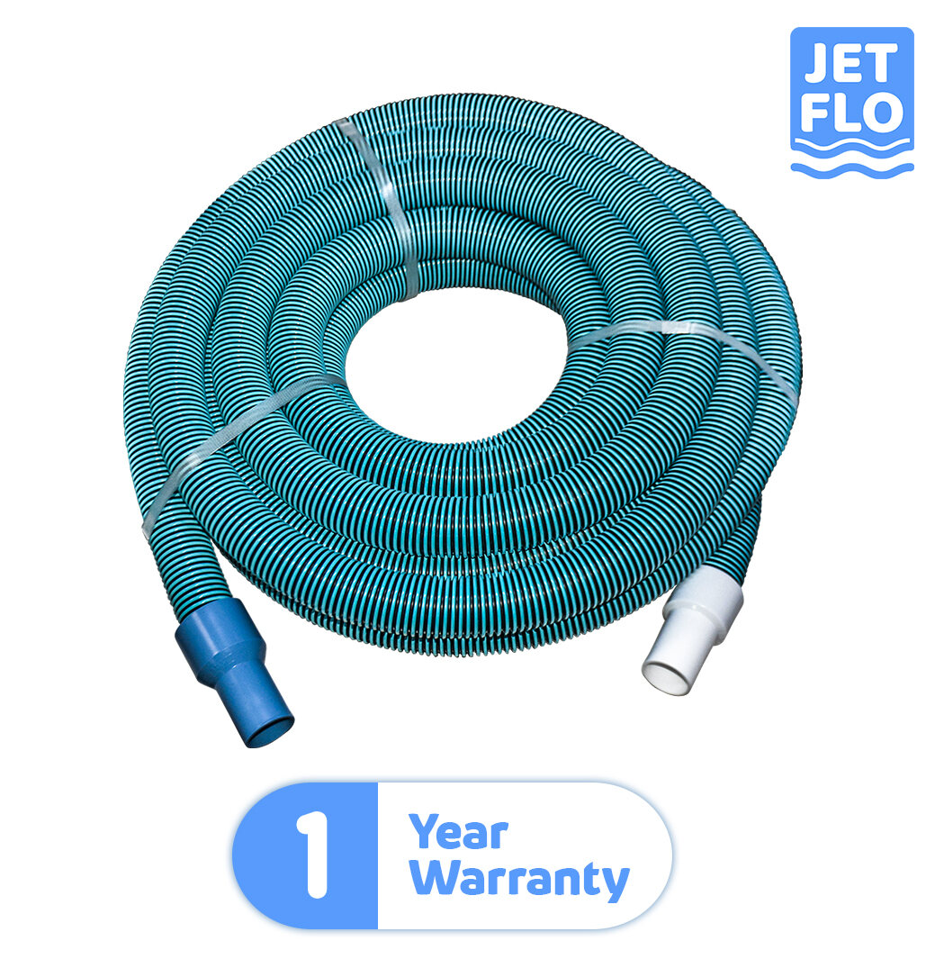 Jet-Flo 40 ft Heavy-Duty Pool Vacuum Hose with Swivel