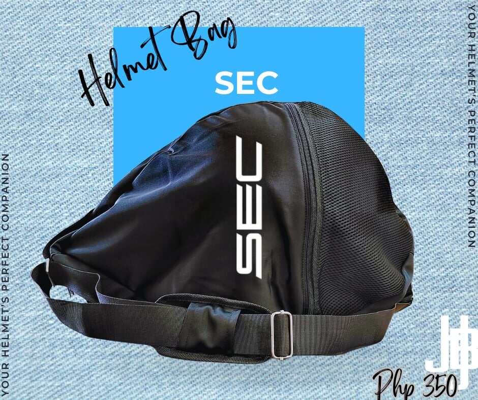 helmet bag lazada HANDLE CLEAR NAVY/WHITE and adjustable strap MBBCAR brand workwear style men's