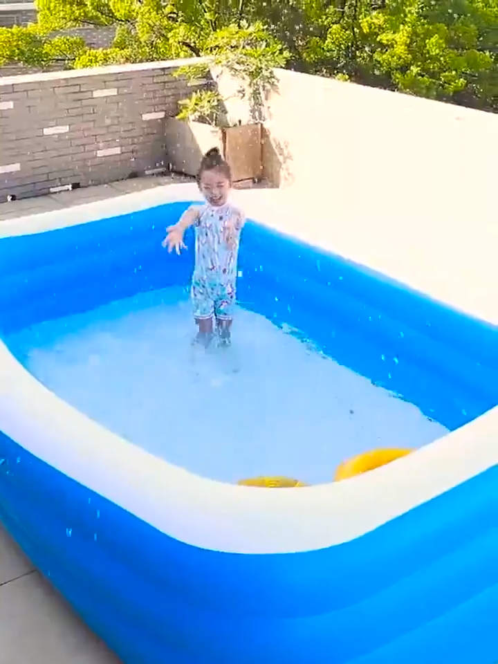 SHENRUIFA Inflatable Swimming Pool 1.5M - 3-Layer Foldable PVC Kids Pool For Indoor & Outdoor Use 2 thumbnail image