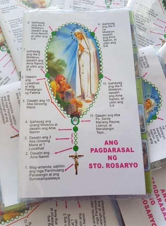 how-to-pray-the-rosary-phamplet-rosary-guide-prayer-book-english