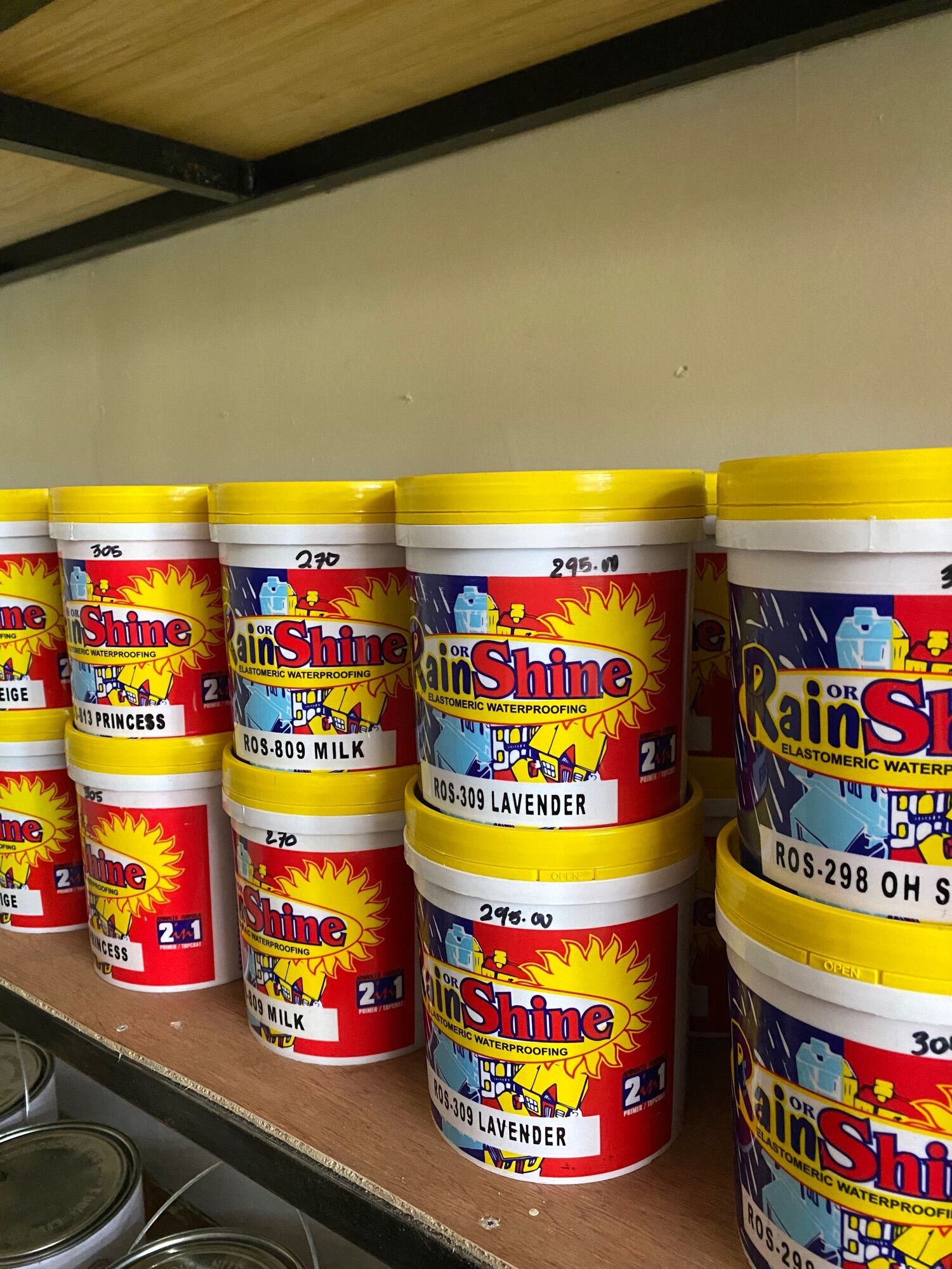 Rain or Shine Elastomeric Waterproofing Paint 1 Litre Lazada PH