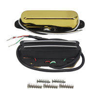 FLEOR 2PCS TL Guitar Pickup Set Alnico 5 Neck Pickup+Hot Dual Rails Humbucker Bridge Pickup for TL Guitar Parts