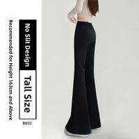 YAYANGREN | Flattering Slim Petite New Design Black Tapered to Flared Pants