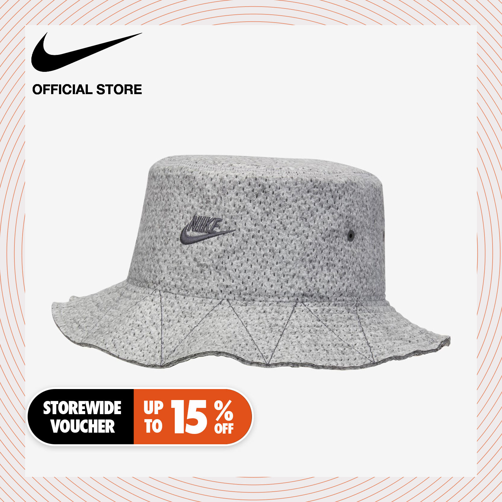 Nike Apex Swoosh Bucket Hat.