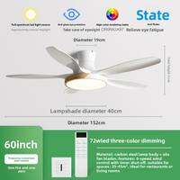 PUYU | High Wind Force Ceiling Fan Light 60 Inch