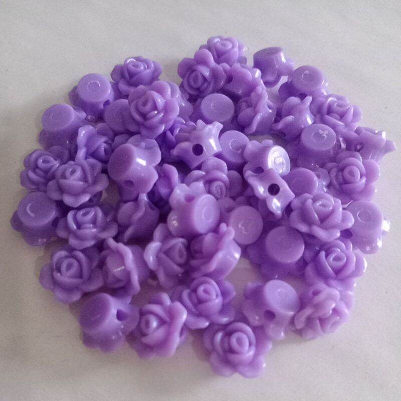 Rose Beads Acrylic 12mm 30pcs DIY making Accessories