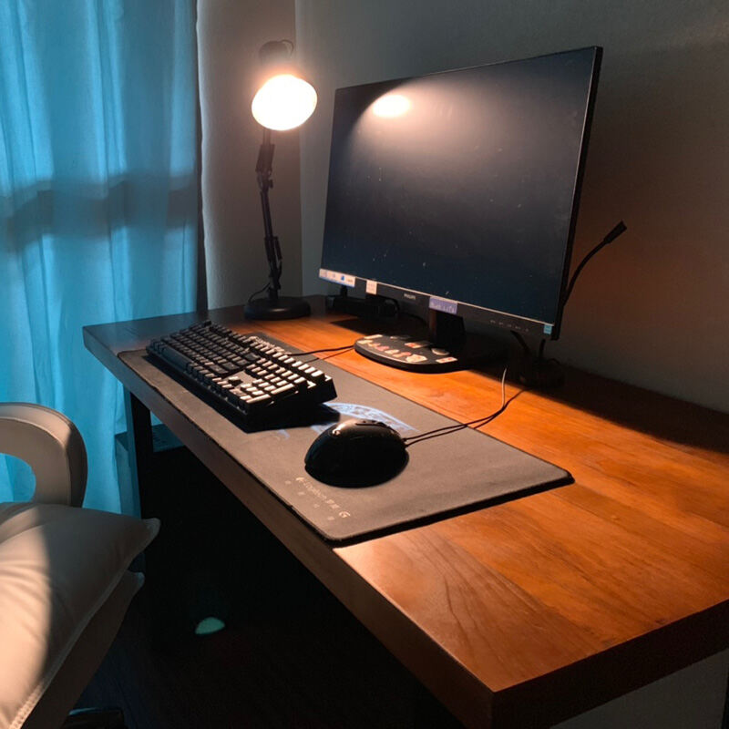 Solid Wood Desk Computer Integrated Table Desktop Bedroom Corner