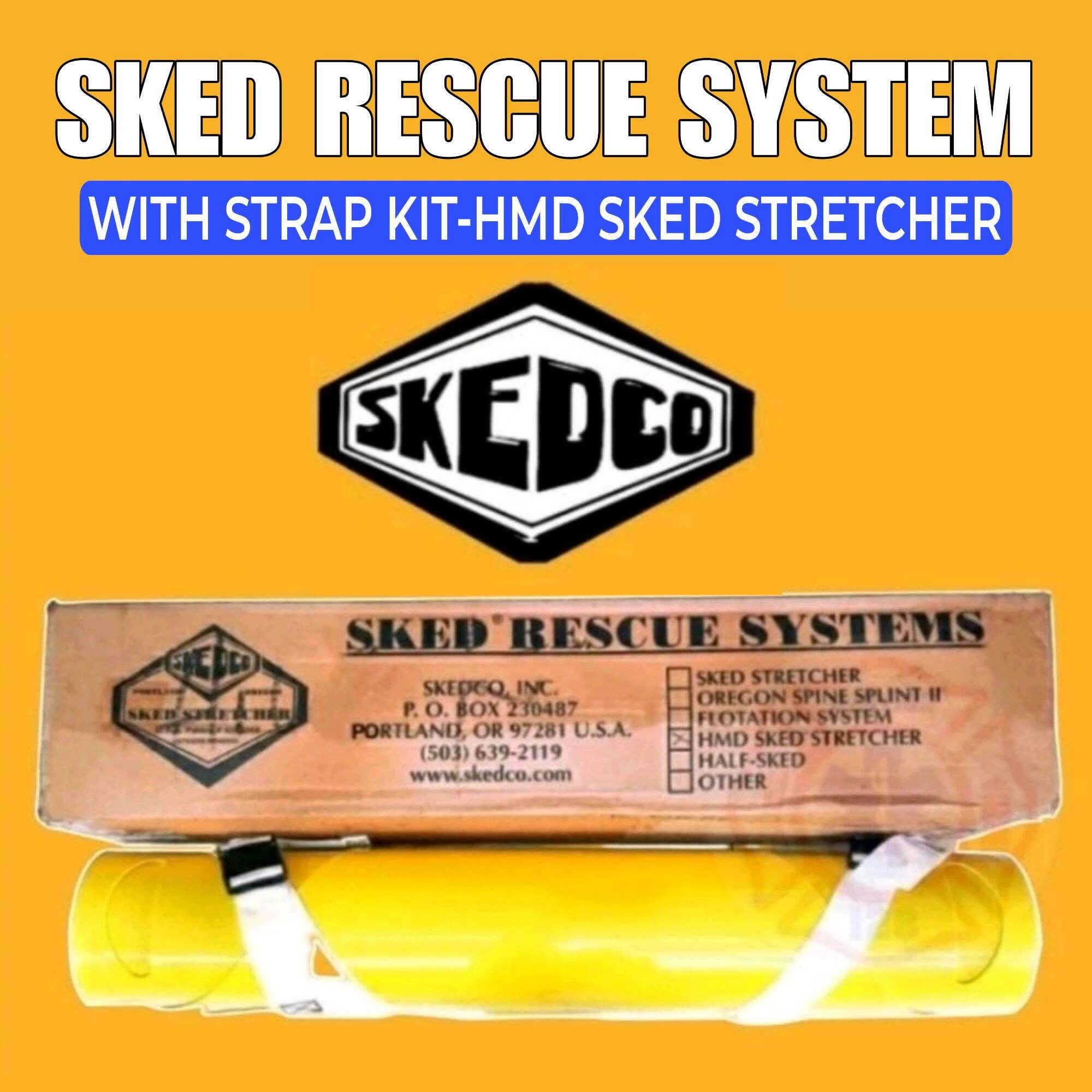 SKED Rescue System with Strap Kit-HMD SKED Stretcher | Lazada PH