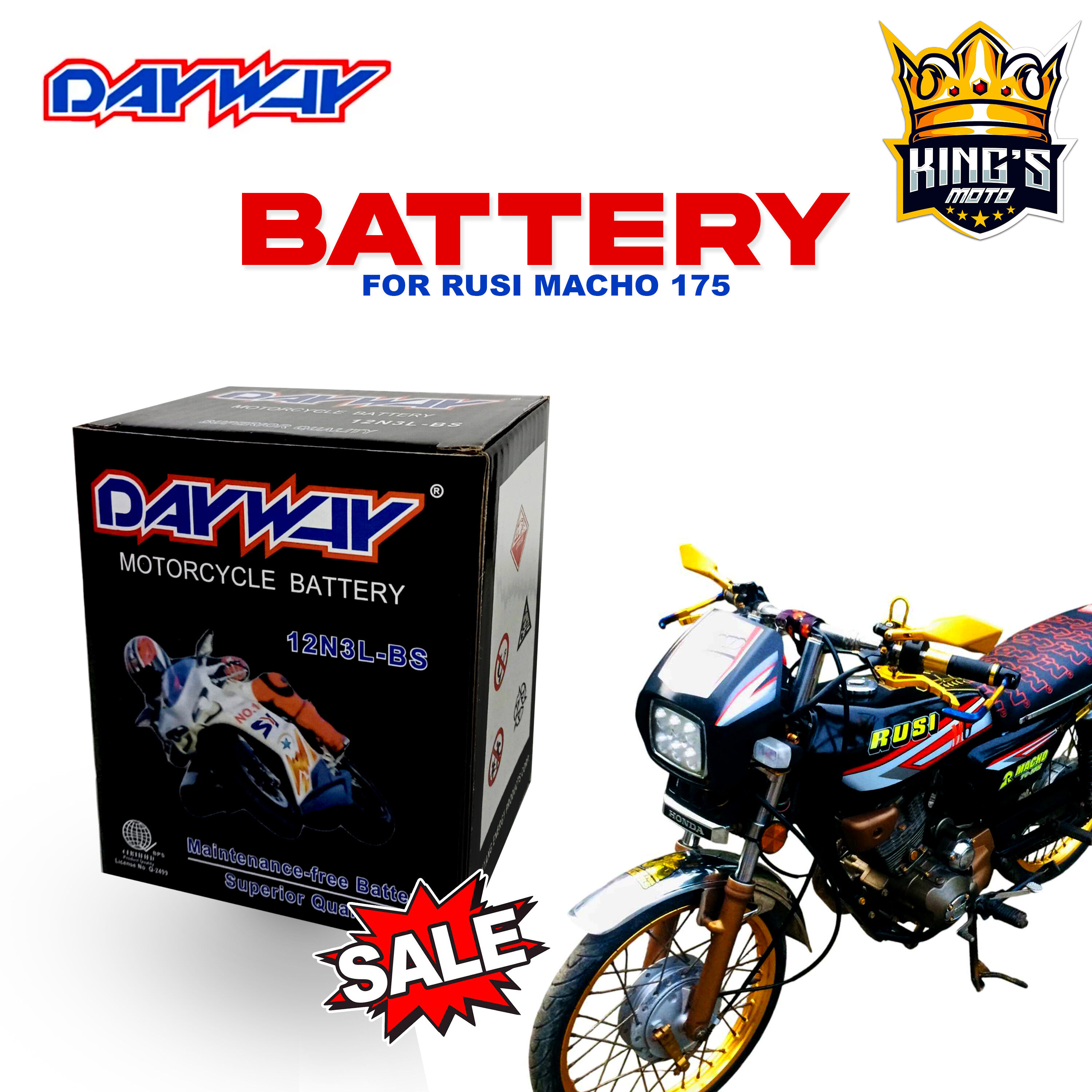 Shop Neptune Rusi 125 Battery Online with Best Discounts and Low