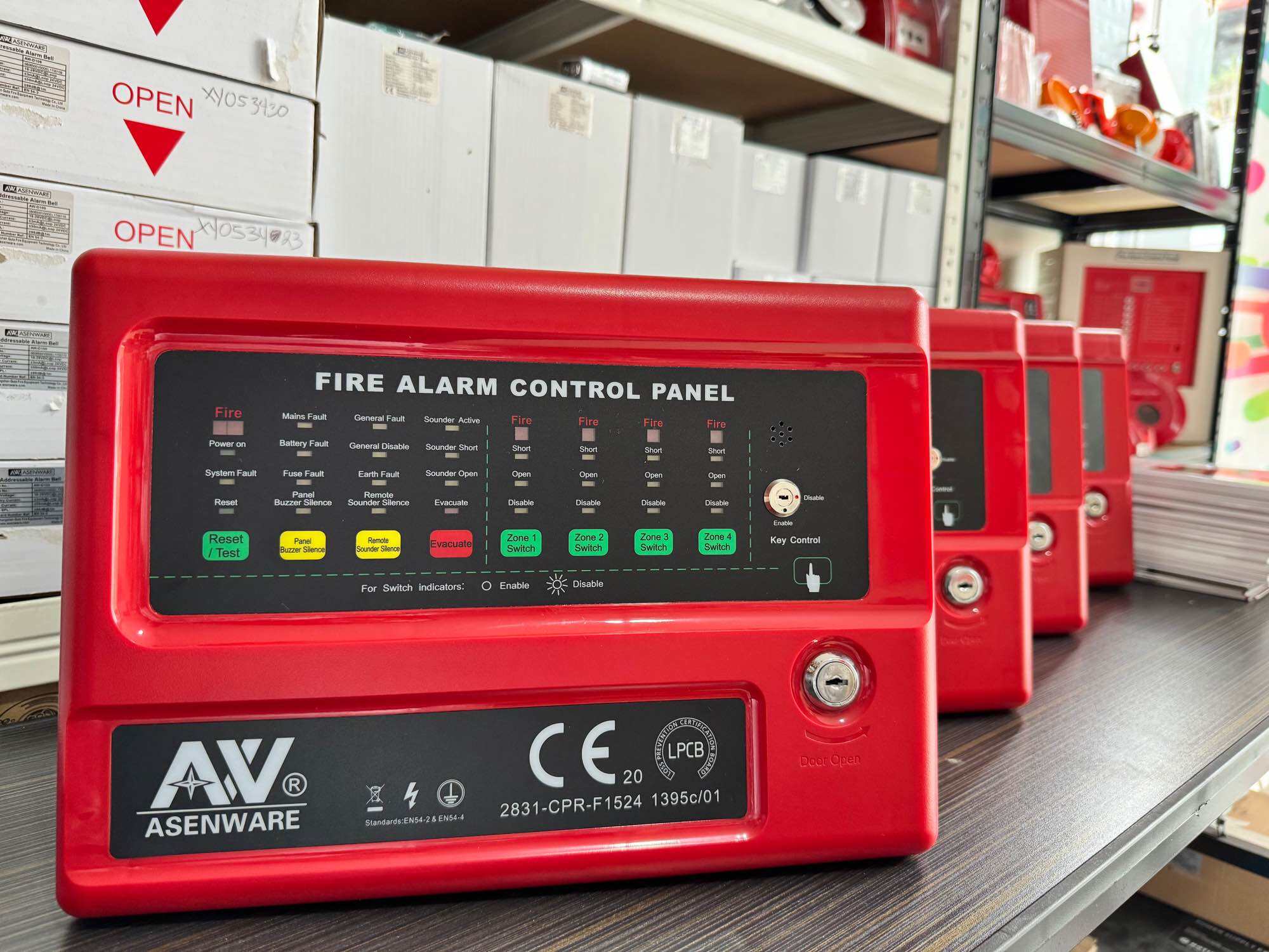 Asenware 4 Zone Fire Alarm Control Panel Aw Cfp2166 4 Lazada Ph 5672