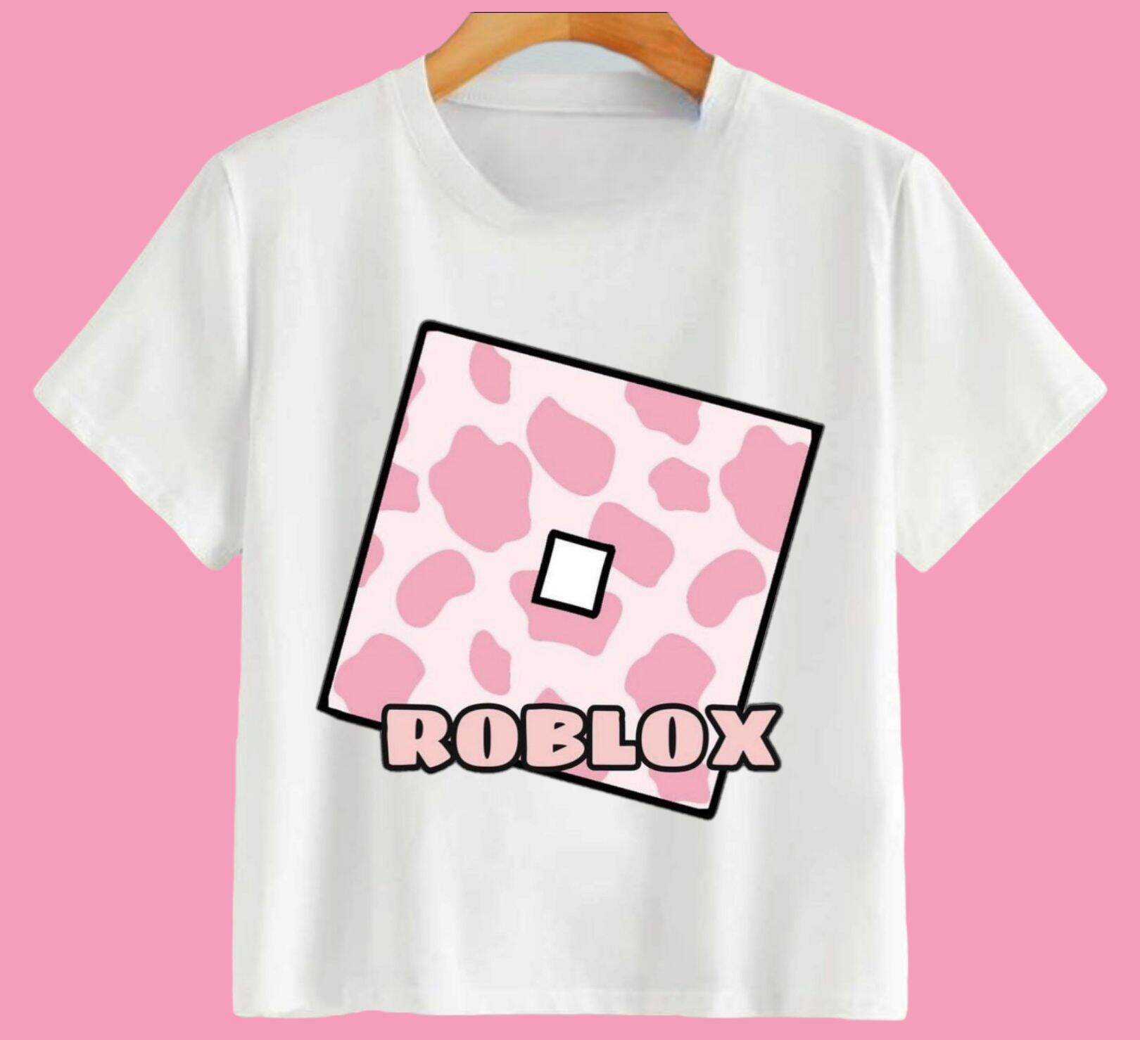 ROBLOX GIRL WHITE SHIRT FOR KIDS AND ADULTS. SUBLIMATION PRINT