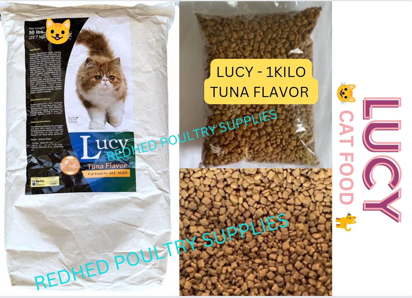LUCY CAT FOOD TUNA FLAVOR REPACKED 1 KILO Lazada PH