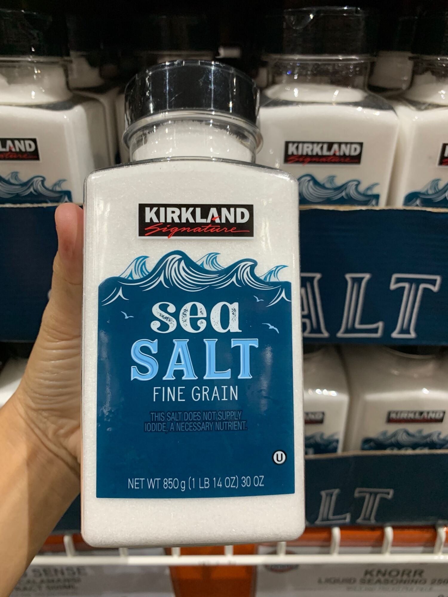 Kirkland Sea Salt Fine Grain 850g Lazada PH