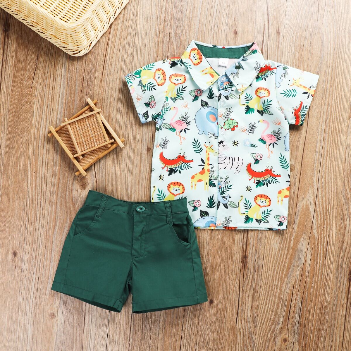 Safari clothes best sale for baby boy