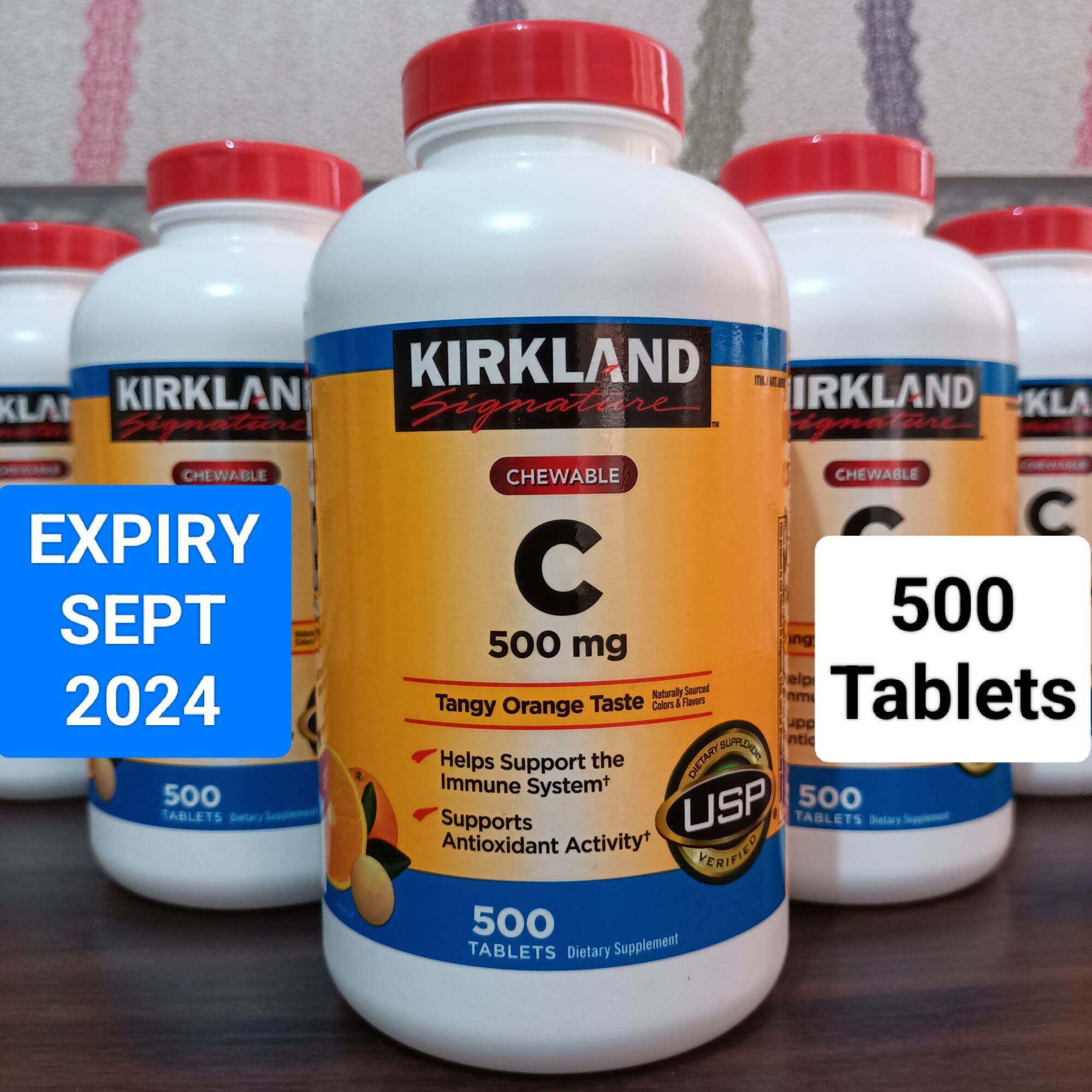 SALE⚠️EXPIRY MARCH/SEPT 2024 Kirkland Signature Vitamin C 500 mg (500