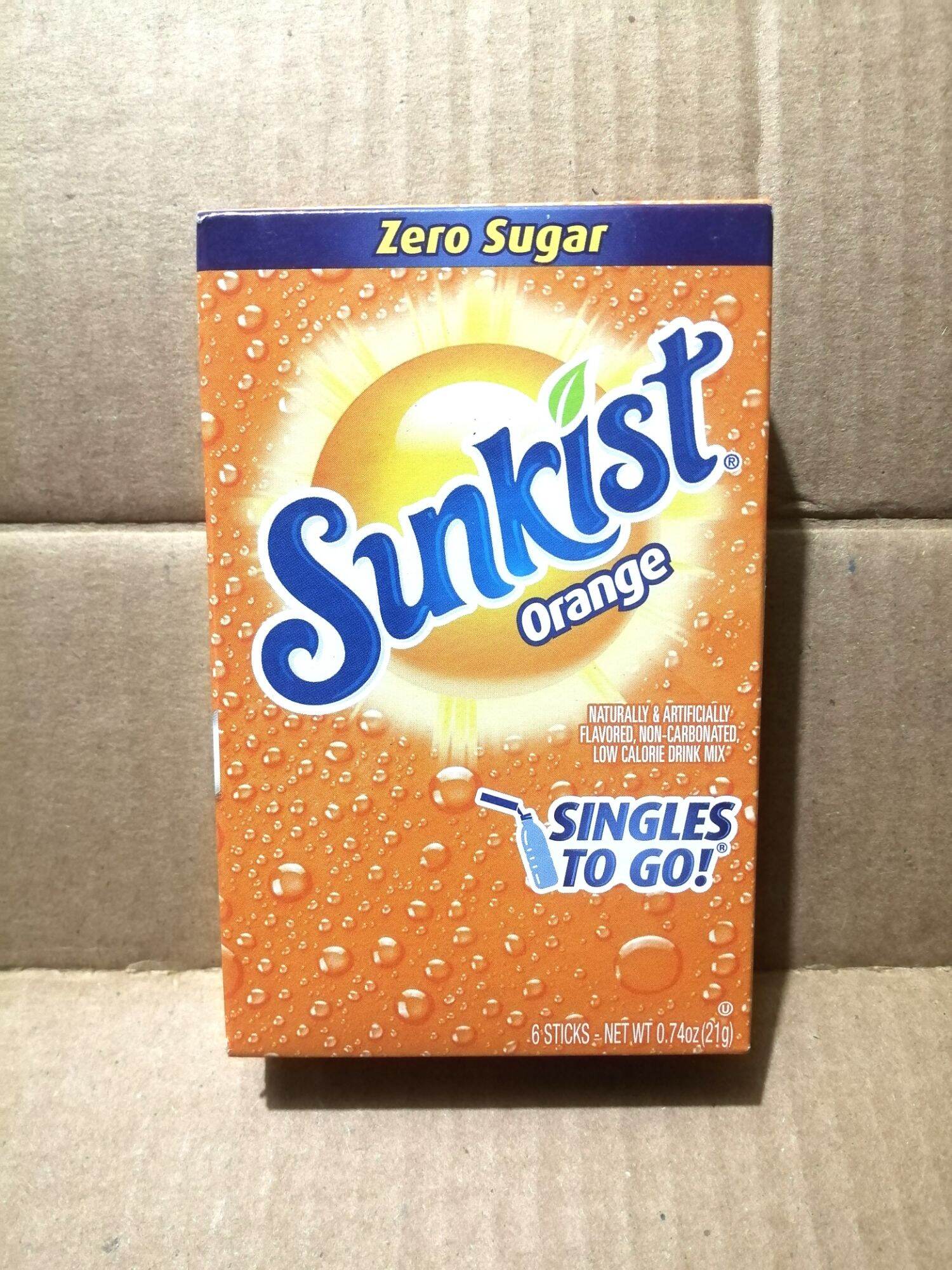 Sunkist Orange Zero Sugar 6 Packets | Lazada PH