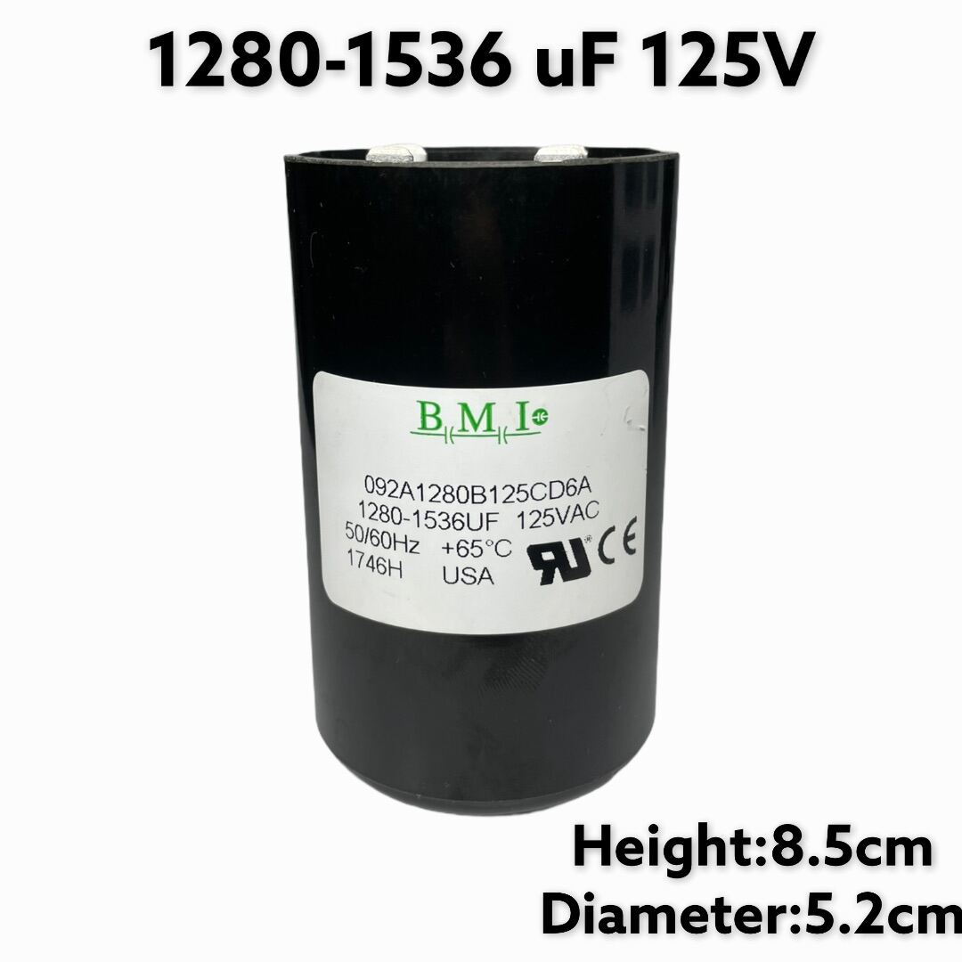 BMI 12801536uF 110125VAC Starting Capacitor Lazada PH