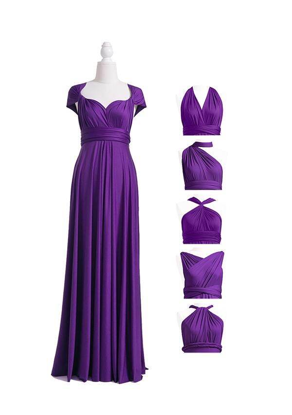 plum infinity dress