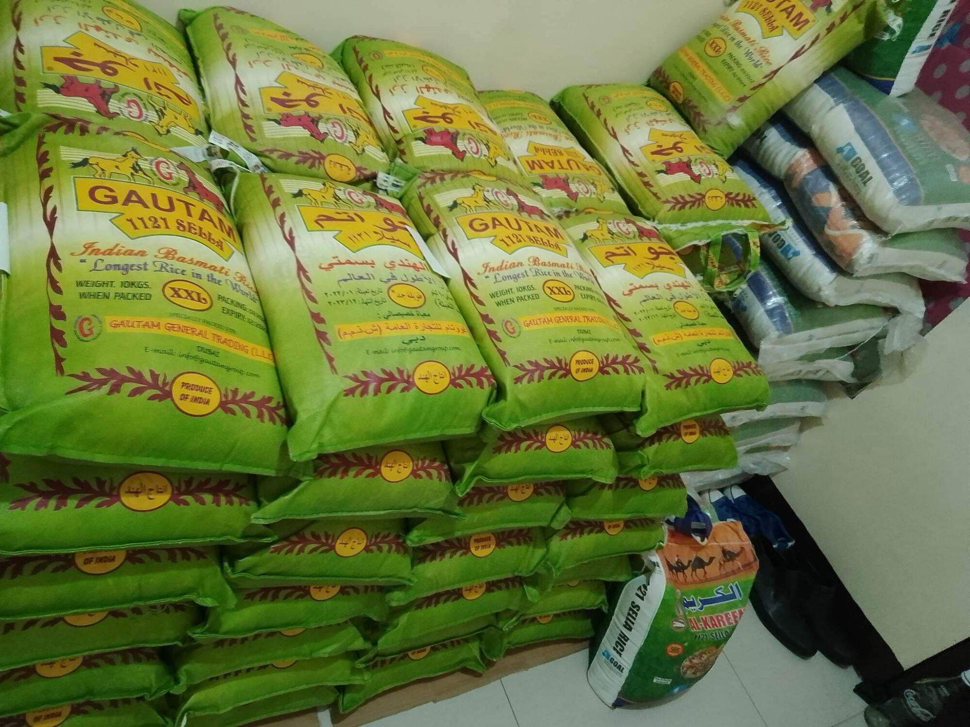 10kg gautam BASMATI RICE extra long grain Indian product basmati rice