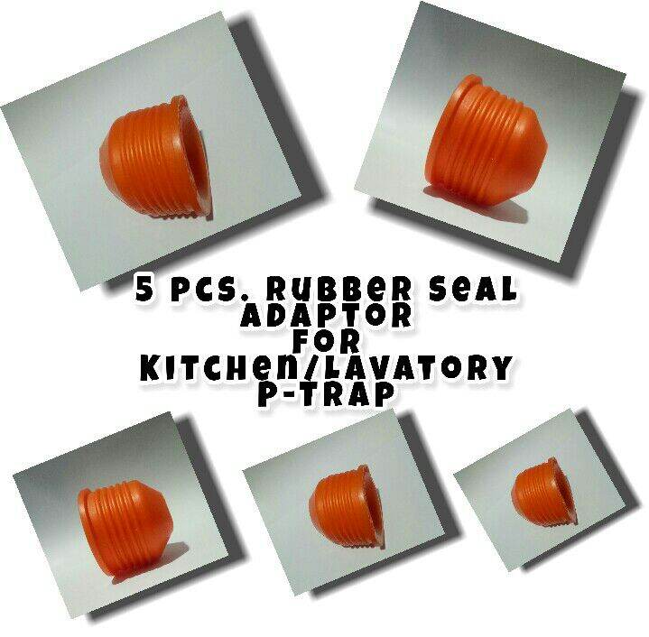 5pcs. Rubber Seal Adaptor for Kitchen and Lavatory Ptraps Lazada PH