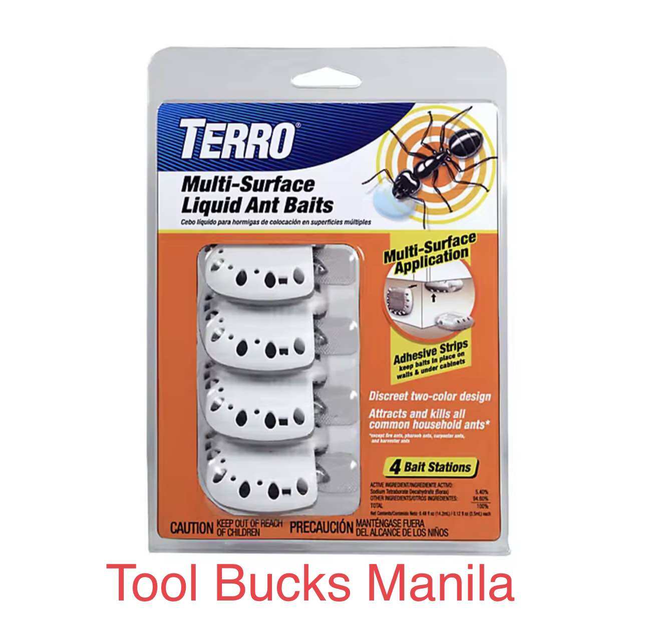 Terro T334 Multi Surface Liquid Ant Baits with Adhesive Strips