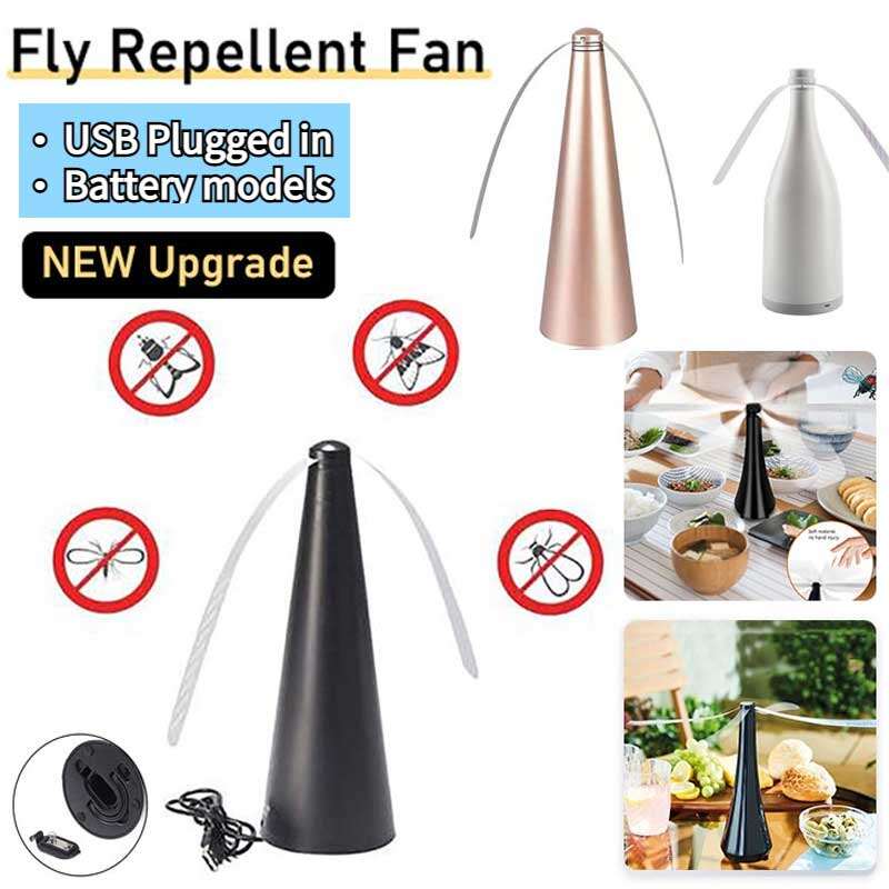 Portable Fly Repellent Fan Automatic Fly Catcher Outdoor, 05/16/2023