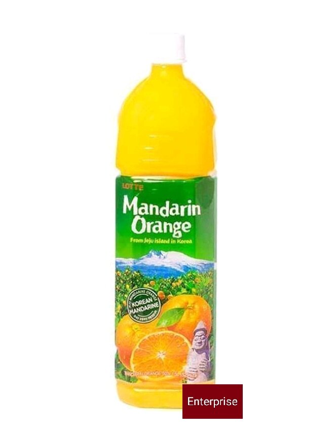 Lotte Jeju Mandarin Orange Juice 1.5L Lazada PH