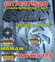 12T/42T-520 SPROCKET SET BARAKO175