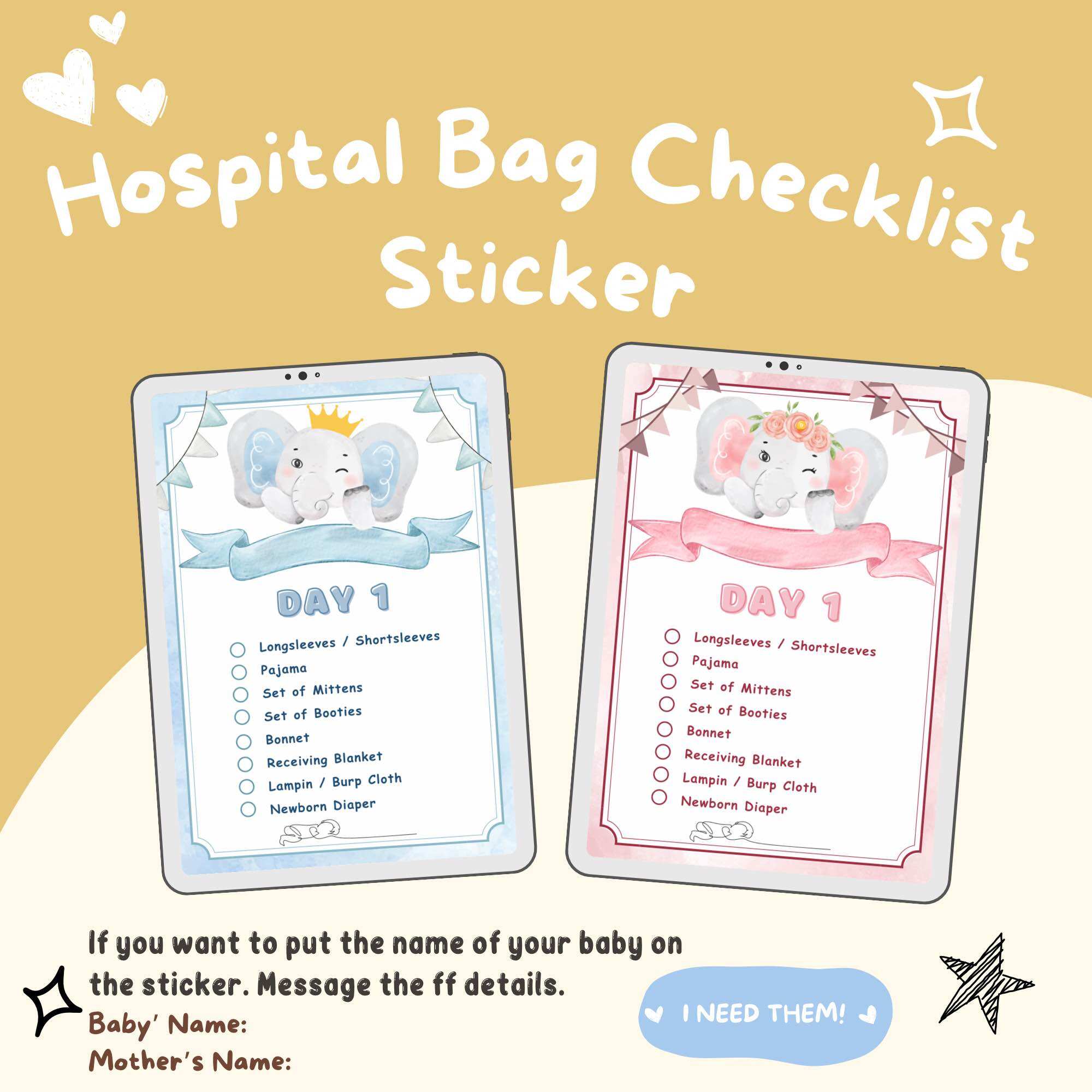 Shop Hospital Bag Checklist Online at Lazada Philippines – Best